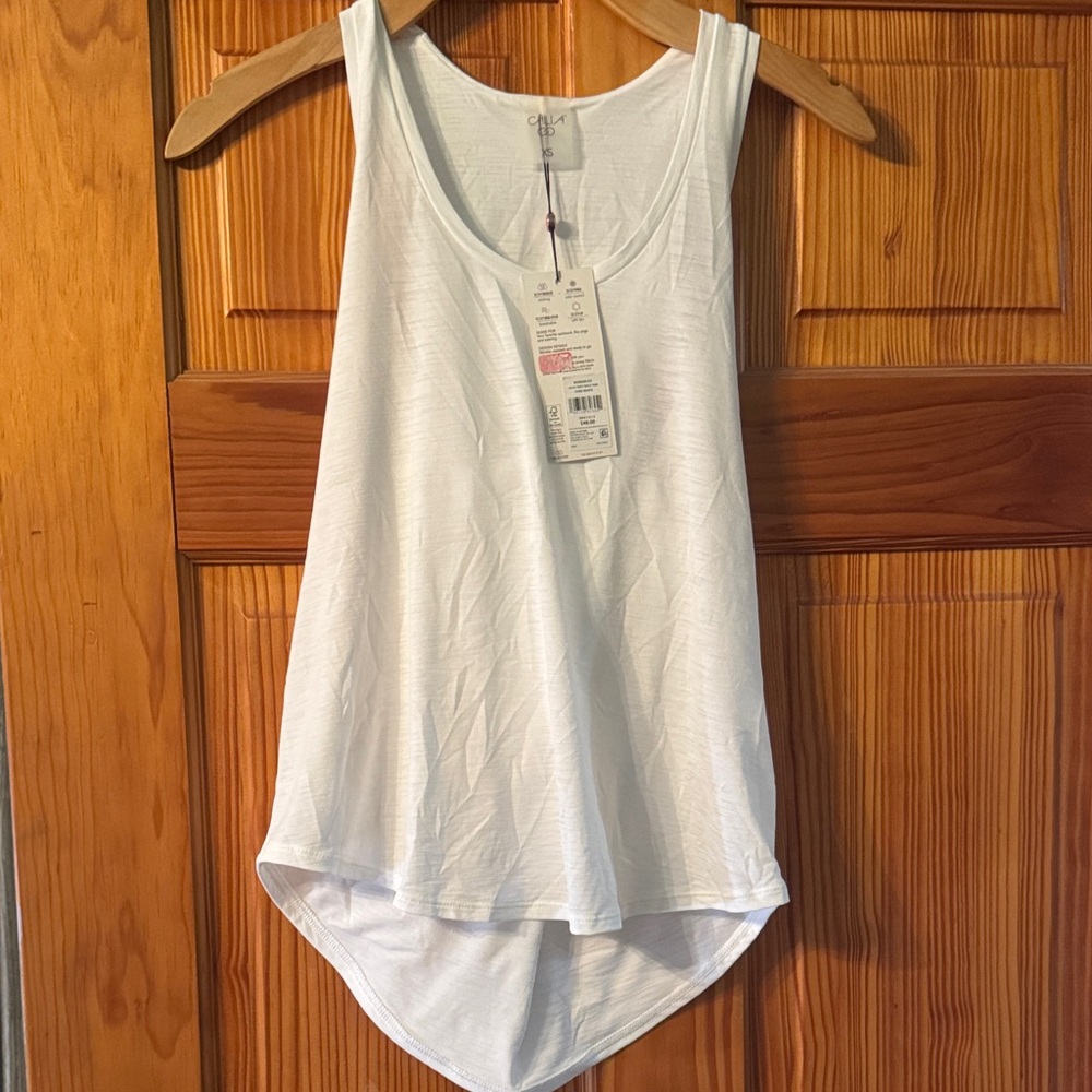 CALIA White Sleeveless Women's Top